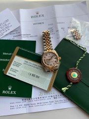 Rolxx Datejust 28mm 279171-0021 Everose Replica - Image 5