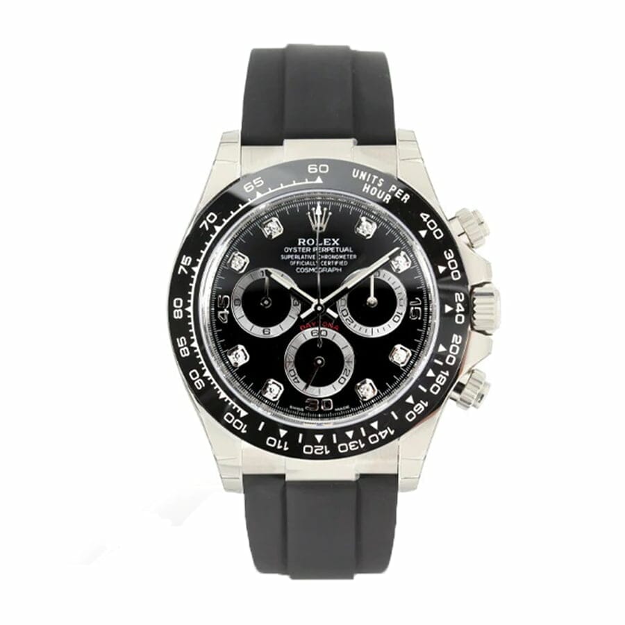861CD6B3-E573-1040-3576-9DDC6035DDE6 Rolxx Daytona Oysterflex Diamond Replica Size:40mm - Image 1