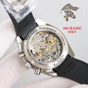 OMG Speedmaster 310.30.42.50.04.001 Movement 3861 Dial 42mm White Silica Gel Strap - Image 9