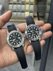Rolxx Yacht-Master White Gold With Diamond Replica Size:40mm - Image 8