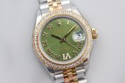 Rolxx Datejust Green Roman 28mm Replica - Image 2