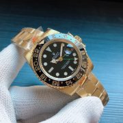 Rolxx Oyster Perpetual Gmt-Master ll Black Dial Size:40mm - Image 3