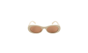 06ZS Signature Logo Sunglasses WMNS "Milk - Brown" 0MU 06ZS 21D90Q
