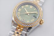 Rolxx Datejust Green Roman 28mm Replica - Image 9
