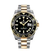 Rolxx Gmt-Master II Two Tone Black Dial Size:40mm