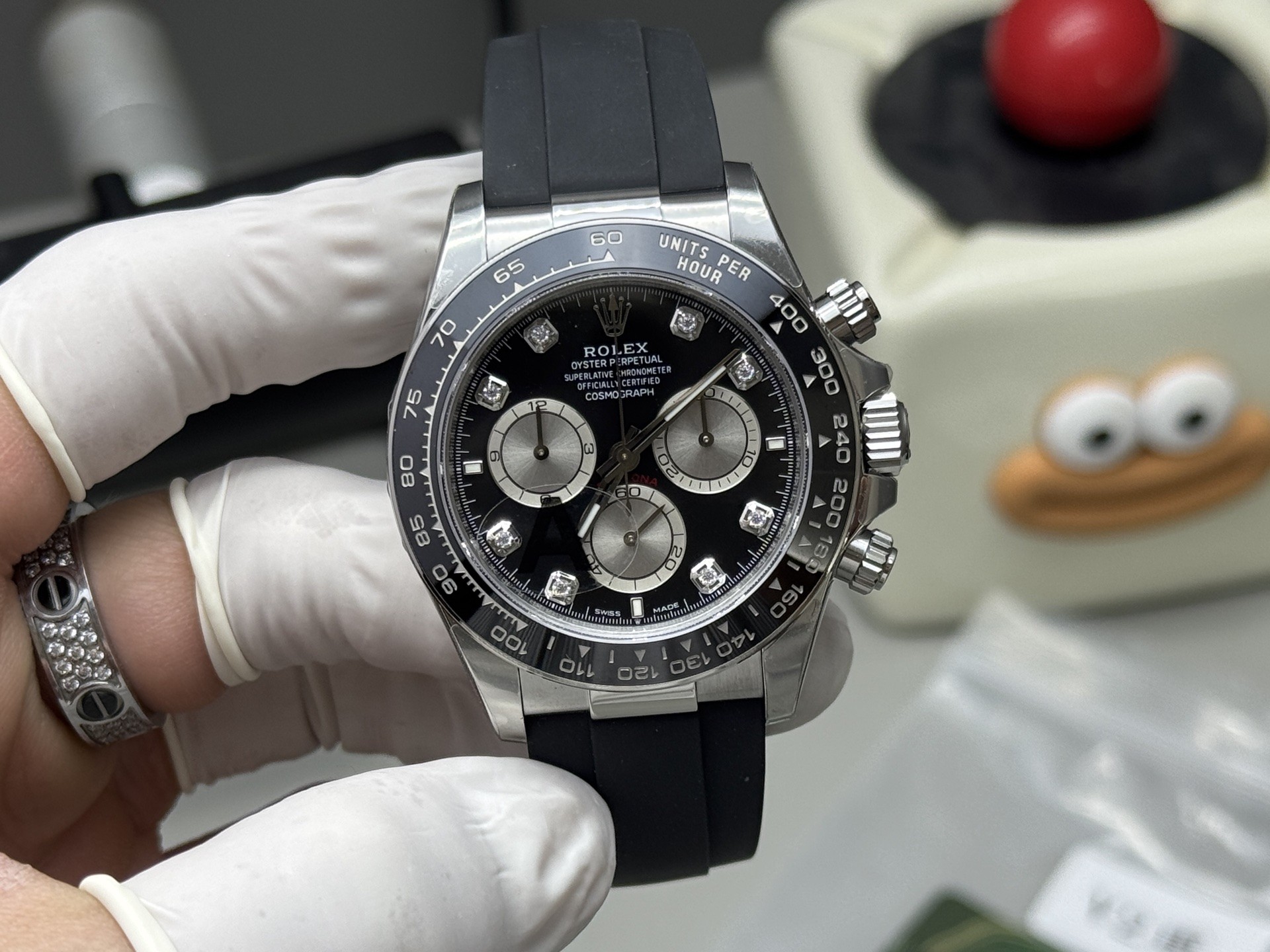 9166ADD6-BFF5-8E02-677D-7E0182F35EB0 Rolxx Daytona Replica Size:40mm - Image 1