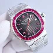 PP Nautilus Green Replica Red Diamond - Image 3