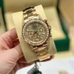 Rolxx Daytona Gold diamond time Size:40mm