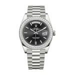 Rolxx DayDate Black Diamond Replica