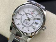 Rolxx Sky-Dweller White Dial Replica - Image 3