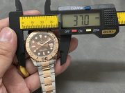 Rolxx Yacht-Master Rose Gold Replica 37 - Image 2