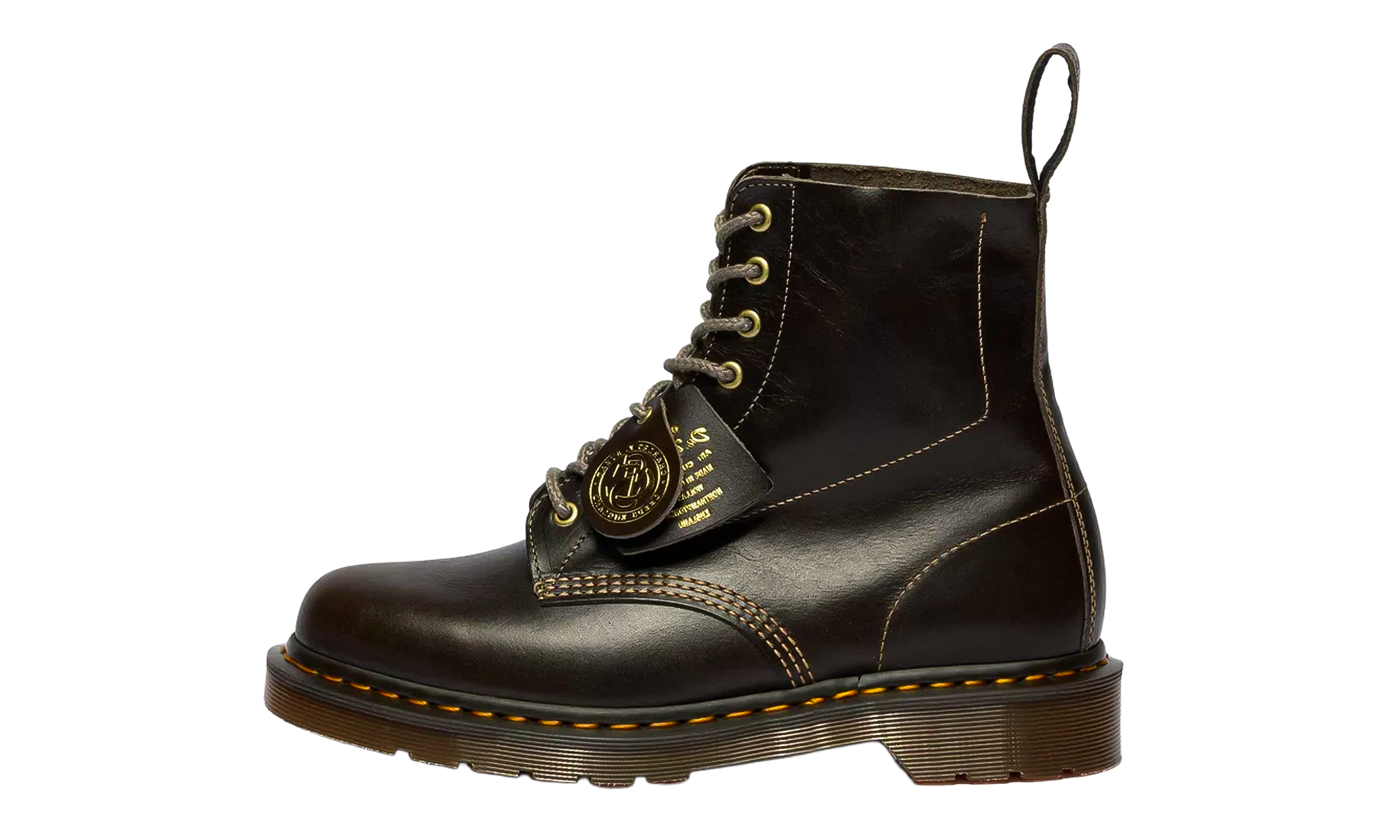 9ut3wwr2uzzu444f07tpdjleb009 1460 Classic Calf Leather Boots "Sepia Grey — Classic Calf" 42468021 - Image 1