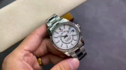 Rolxx Sky-Dweller White Dial Replica - Image 6