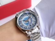 OMG Seamaster Aqua Teera 150 Meter Watch 41mm Gray Diameter 316l Stainless Steel Strap - Image 9