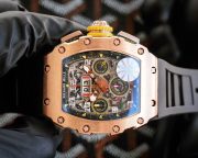 R Mille Replica Rose Gold Flyback Replica - Image 3