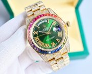 Rolxx Oyster Day-Date Diamond Setting 41mm Eternal Gold - Image 7