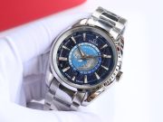 OMG Seamaster Aqua Teera 150 Meter Watch 41mm Dark Blue Diameter 316l Stainless Steel Strap - Image 3
