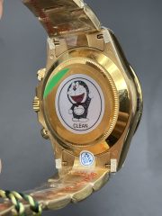 Rolxx Daytona Oyster Yellow Gold Green Dial 116508 Size:40mm - Image 7