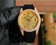 Rolxx Datejust Full Diamond Deluxe Gold 41mm Luxury