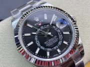 Rolxx Sky-Dweller Black Dial Replica - Image 12