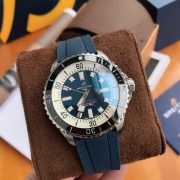 BRT Super Ocean 44mm Blue Rubber Bracelet - Image 5