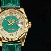 Rolxx Day-Date Belt Green Enamel full of Stars 36mm - Image 2