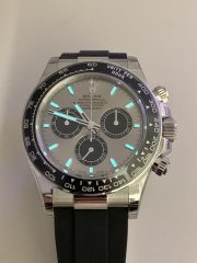 Rolxx Daytona White Gold Black Size:40mm - Image 9