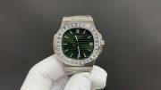 PP Nautilus Green Replica White Diamond - Image 2