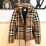 B B R Down Jacket （Classic diamond-shaped stripes）