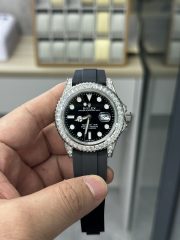 Rolxx Yacht-Master White Gold With Diamond Replica Size:40mm - Image 2