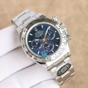 Rolxx Daytona White Gold Blue Dial Size:40mm - Image 3