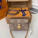 L X V Pochette Métis East West 21.5x13.5x6cm（Multiple colors）