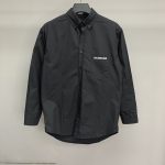 BLCG blurry letters long sleeve shirt