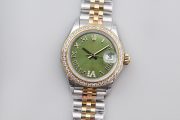 Rolxx Datejust Green Roman 28mm Replica