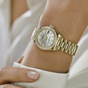 Rolxx Datejust Diamond Gold Replica - Image 3