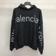 BLCG lettered hooded sweatshirt