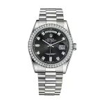 Rolxx Day-Date White Diamond Replica