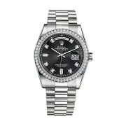 Rolxx Day-Date White Diamond Replica