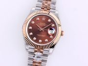 Rolxx Datejust 41mm 126331 Brown Replica - Image 4