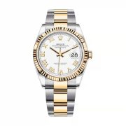 Rolxx Datejust White Roman Replica