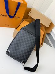 L X V damier graphite Men's Shoulder Bags M45302, Top Quality Size: 20X31X7cm - Image 7