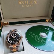 Rolxx Gmt-Master II Two Tone Black Dial Size:40mm - Image 9