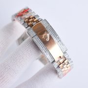 Rolxx Day-Date Full Diamond 40mm Luxury White Dial - Image 7