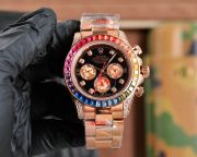 Rolxx Rainbow Daytona Black Diamond Size:40mm - Image 2