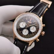 BRT Navitimer B01 Leather Replica Rose Gold - Image 3