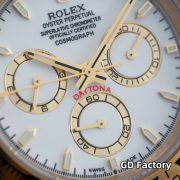 Rolxx Daytona Chronograph Gold Tone White Dial 116523 Oyster Size:40mm - Image 5