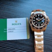 Rolxx Oyster Perpetual Gmt-Master ll Black Dial Size:40mm - Image 7