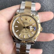 Rolxx Yellow Oyster Perpetual Replica - Image 3