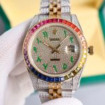 Rolxx Oyster Datejust Arabia Full Diamonds Deluxe
