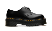 1461 Quad Polished Smooth Leather Derby "Black" 25567001 - Image 6